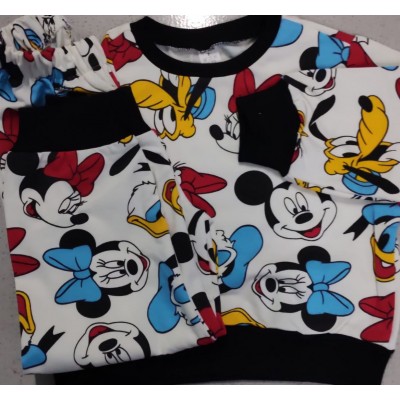 Mavi Kırmızı Desenli Çocuk Takımı